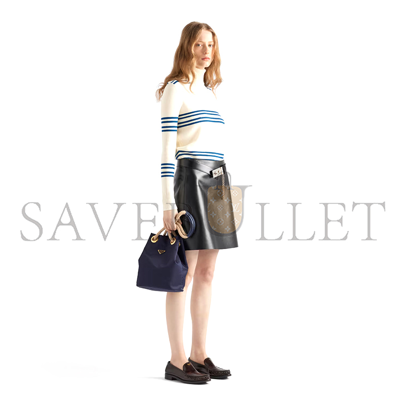 PRADA MARINER RE-NYLON SMALL BUCKET BAG 1BE082 (28*23.5*16.8cm)